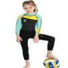 Akaeys Neoprene Swimsuit Girls Boys 2.5mm Thickness Premium Short or Long Back Zipper One Piece Thermal UV Protection Youth Swim Wetsuit view 4