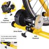 Bike Trainer, Magnetic Bicycle Stationary Stand for Indoor Exercise Riding, 26-29" & 700C Wheels, Quick Release Skewer & Front Wheel Riser Block Included view 3