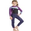 Akaeys Neoprene Swimsuit Girls Boys 2.5mm Thickness Premium Short or Long Back Zipper One Piece Thermal UV Protection Youth Swim Wetsuit view 2