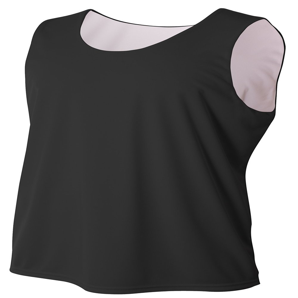 A4 Mens Reversible Jump Jersey, Small, Black/White