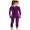 Akaeys Neoprene Swimsuit Girls Boys 2.5mm Thickness Premium Short or Long Back Zipper One Piece Thermal UV Protection Youth Swim Wetsuit view 2