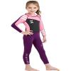 Akaeys Neoprene Swimsuit Girls Boys 2.5mm Thickness Premium Short or Long Back Zipper One Piece Thermal UV Protection Youth Swim Wetsuit view 3