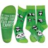 Primitives by Kathy Socks Funny Humorous"Mama Bear" Panda Pattern Green Unisex Adult - One size fits most view 1