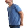 Lucky Brand mens Venice Burnout V-neck Tee T Shirt, Monaco Blue, Small US view 3