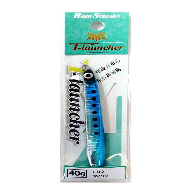 IVYLINE C02 Metal Jig, T Launcher, 3.7 inches (95 mm), 1.4 oz (40 g), Sardine