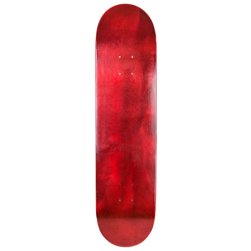 Cal 7 Blank Maple Skateboard Deck | 7.75, 8.0, 8.25 and 8.5 Inch | (8 Inch, Red)