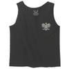0083. Poland Pride Vintage Style Retro Polish Eagle Flag Polska Soccer Men's Tank Top (Charcoal, X-Large) view 2