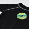 Kanu Surf Toddler Boys Paradise UPF 50+ Sun Protective Rashguard, Echelon Black, 4T view 2
