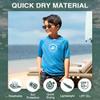 Kanu Surf Big Boys Haywire UPF 50+ Sun Protective Rashguard Swim Shirt, Haywire Royal, Medium (10) view 2