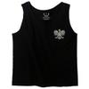 0083. Poland Pride Vintage Style Retro Polish Eagle Flag Polska Soccer Men's Tank Top (Black, Medium) view 2