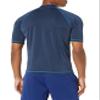 Kanu Surf Men's Mercury UPF 50+ Short Sleeve Sun Protective Rashguard Swim Shirt, Haywire Navy, Small view 2