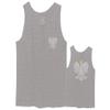 0083. Poland Pride Vintage Style Retro Polish Eagle Flag Polska Soccer Men's Tank Top (Light Gray Medium) view 1
