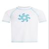 Kanu Surf Big Girls Jade UPF 50+ Sun Protective Rashguard Swim Shirt, Sundance White, Small (8) view 1