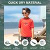 Kanu Surf Big Boys Haywire UPF 50+ Sun Protective Rashguard Swim Shirt, Haywire Red, Small (8) view 2