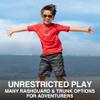Kanu Surf Big Boys Haywire UPF 50+ Sun Protective Rashguard Swim Shirt, Haywire Red, Small (8) view 4