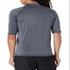 Kanu Surf Men's Mercury UPF 50+ Short Sleeve Sun Protective Rashguard Swim Shirt, Echelon Charcoal, X-Large view 2
