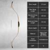 AF Archery Turkish Recurve Bow, 50" High-Performance Traditional Laminated Hunting Horse Bow for Adults Youth Beginners Enthusiasts and Hunting (Wood Turkish, 40LBS) view 2