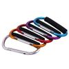 szzijia 5 Pcs D Shape Sponge Aluminum Carabiner Clip Snap Hook for Toys Stationery Handbags Jewelry Crafts Electronic Clothing view 2