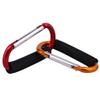 szzijia 5 Pcs D Shape Sponge Aluminum Carabiner Clip Snap Hook for Toys Stationery Handbags Jewelry Crafts Electronic Clothing view 4