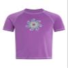 Kanu Surf Toddler Girls Jade UPF 50+ Sun Protective Rashguard Swim Shirt, Sundance Purple, 5T view 1