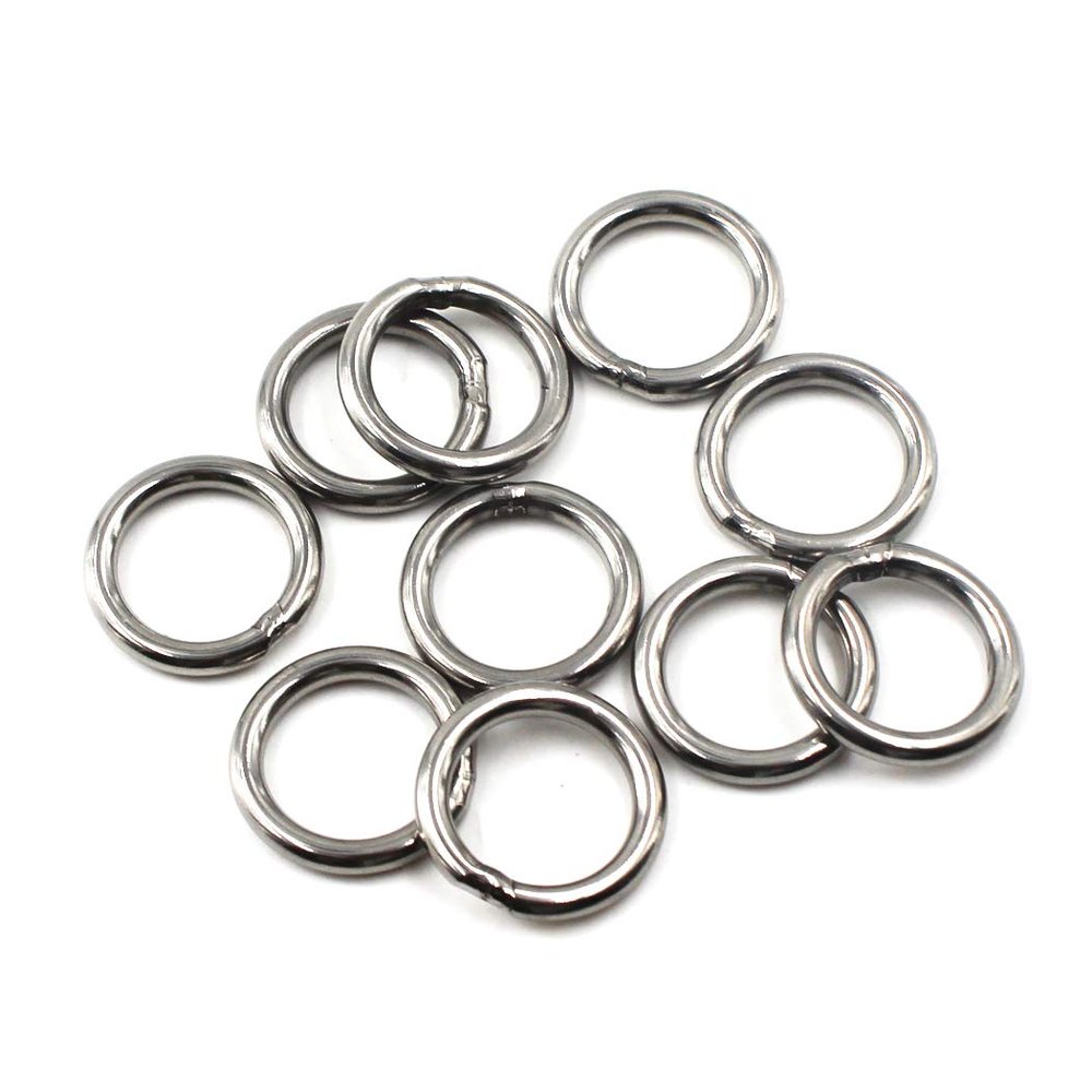3X20mm 304 Grade Stainless Steel Strapping Welded Round O Rings for Yoga Rings,Dog Chains and Fitness Rings(20PCS)