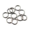 5X50mm 304 Grade Stainless Steel Strapping Welded Round O Rings for Yoga Rings,Dog Chains and Fitness Rings(10PCS) view 2