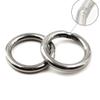 5X50mm 304 Grade Stainless Steel Strapping Welded Round O Rings for Yoga Rings,Dog Chains and Fitness Rings(10PCS) view 3