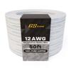 GS Power 50 Ft Duplex Marine Wire, 12 Gauge Wire, Oxygen-Free Tinned Copper 12 AWG Electrical Boat Wiring, Sheathed Copper Marine Grade Electrical Cable for Boat Automotive RV Camper Trailer view 1