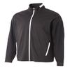 A4 Mens League Full Zip Jacket, 3XL, Black/White view 1
