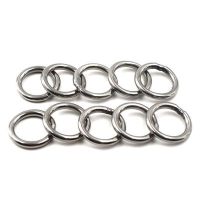 4X50mm 304 Grade Stainless Steel Strapping Welded Round O Rings for Yoga Rings,Dog Chains and Fitness Rings(20PCS)