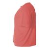 A4 Men's Cooling Performance Crew Short Sleeve T-Shirt, Coral, 4X-Large view 2