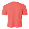 A4 Men's Cooling Performance Crew Short Sleeve T-Shirt, Coral, 4X-Large view 3