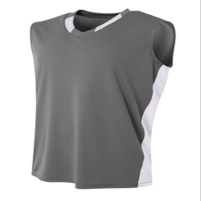 A4 Mens Backcourt Jersey, Medium, Graphite/White