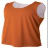 A4 Mens Reversible Jump Jersey, Medium, Orange/White view 1