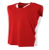 A4 Mens Backcourt Jersey, 3XL, Scarlet/White view 1