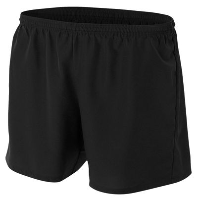 A4 Boy's Woven Lightweight Soccer Short, Black, X-Small