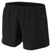 A4 Boy's Woven Lightweight Soccer Short, Black, X-Small view 1
