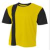 A4 Mens Legend Soccer Jersey, Large, Gold Black view 1