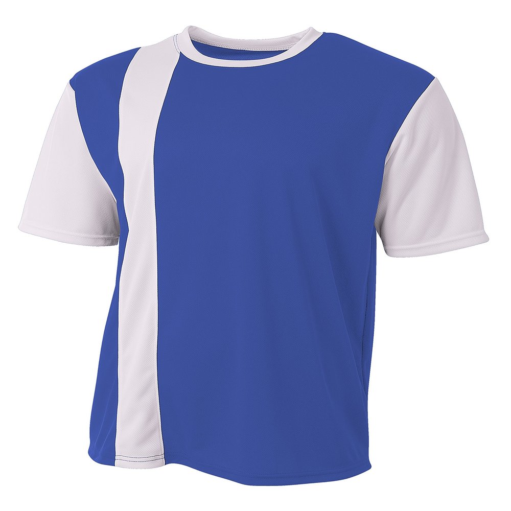A4 Mens Legend Soccer Jersey, 2XL, Royal/White