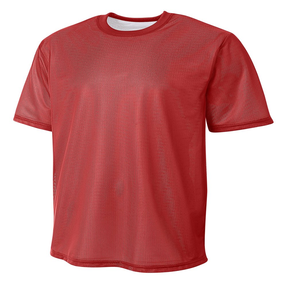 A4 Mens Match Reversible Jersey, XL, Scarlet/White
