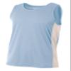 A4 Mens Pacer Singlet, XL, Lt Blue/White view 1