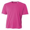 A4 Men's Cooling Performance Crew Short Sleeve T-Shirt, Fuchsia, 4X-Large view 1