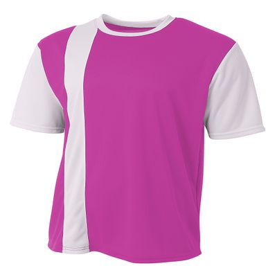A4 Men's Legend Soccer Jersey (Fuschia White, 3XL)