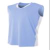 A4 Mens Backcourt Jersey, Small, Lt Blue/White view 1