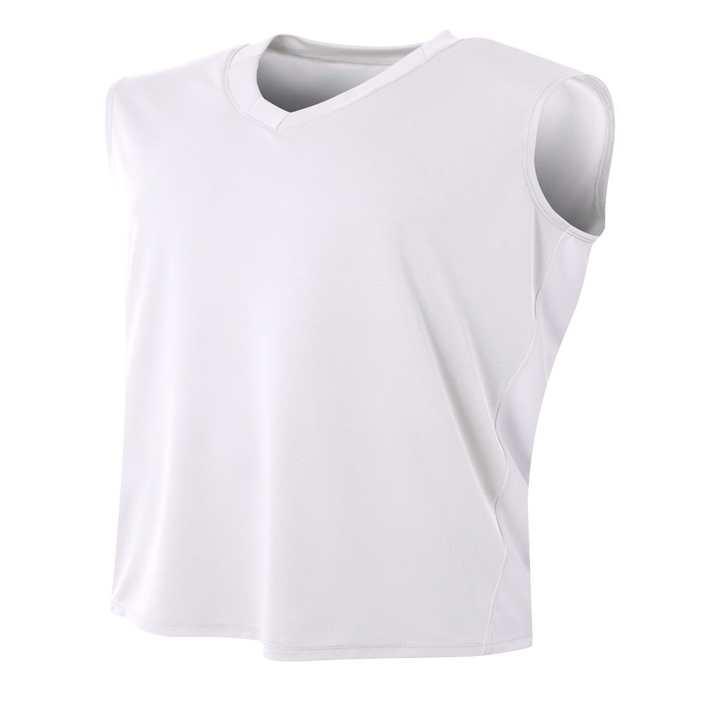 A4 Mens Backcourt Jersey, 2XL, White