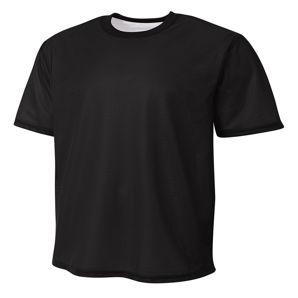 A4 Mens Match Reversible Jersey, Small, Black/White