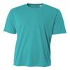 A4 Men's Cooling Performance Crew Short Sleeve T-Shirt, Teal, X-Large view 1