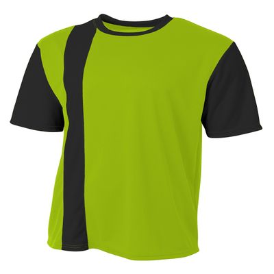 A4 Men's Legend Soccer Jersey (Lime Black, 3XL)