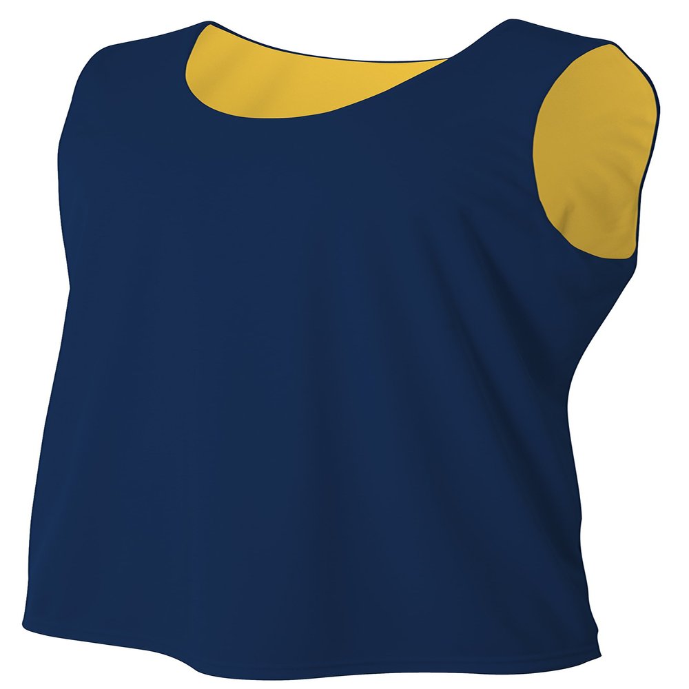 A4 Mens Reversible Jump Jersey, 3XL, Navy/Gold