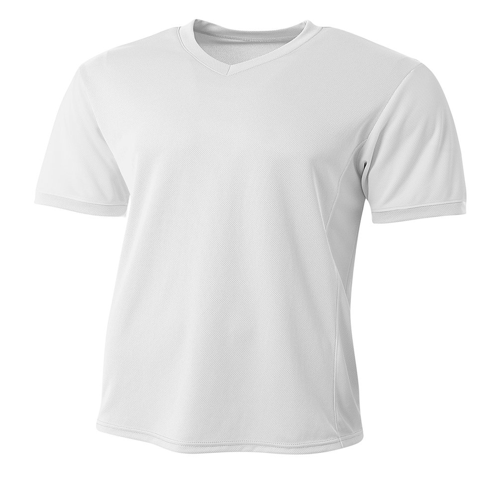 A4 Mens Premier Soccer Jersey, 3XL, White